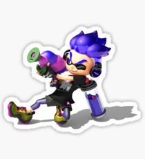 Splatoon 2 Blue Inkling Sticker