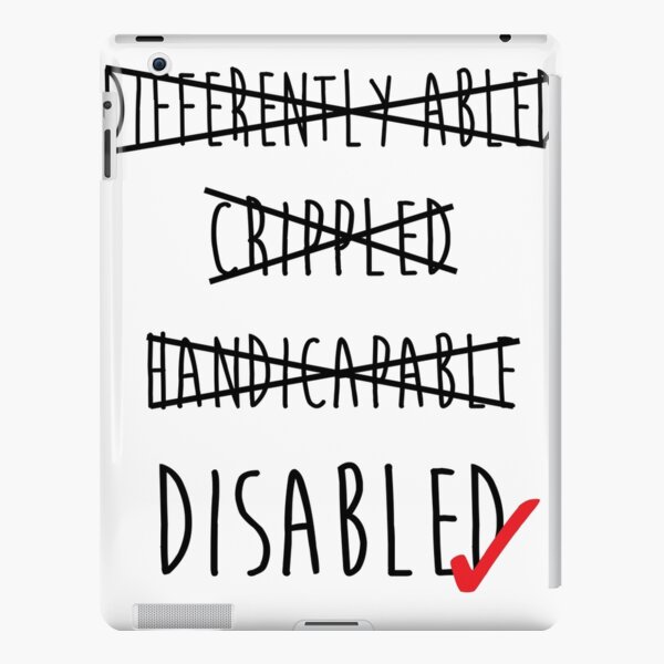 Disabled is fine. iPad Snap Case
