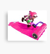 Splatoon 2 Pink Inkling Canvas Print