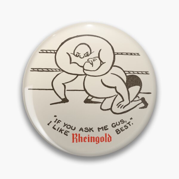 Item preview, Gus, I Like... Rheingold Beer Retro Defunct Breweriana designed and sold by ourkid.
