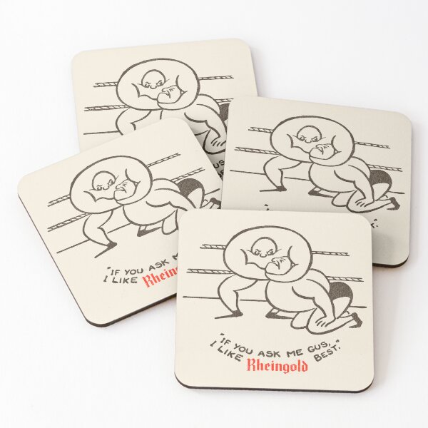 Item preview, Gus, I Like... Rheingold Beer Retro Defunct Breweriana designed and sold by ourkid.