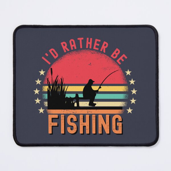 Item preview, I'd Rather Be Fishing Vintage Retro Fisherman Fly Fishing Pullover Hoodie designed and sold by HoangDepzai.