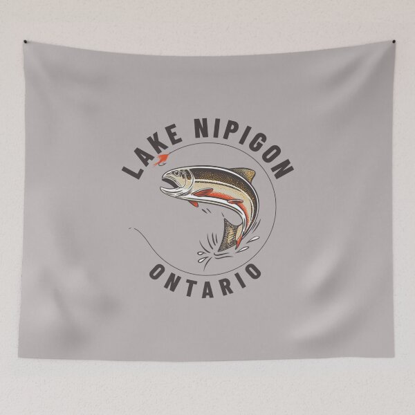 Item preview, Lake Nipigon Ontario Fishing Fisherman Sweatshirt designed and sold by HoangDepzai.