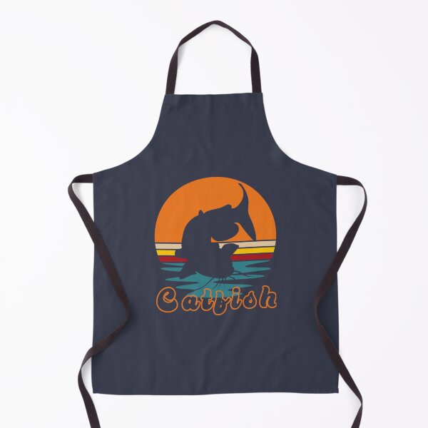 Item preview, Love Fishing Catfishing Gear Retro Sunset Catfish Fisherman Pullover Hoodie designed and sold by HoangDepzai.