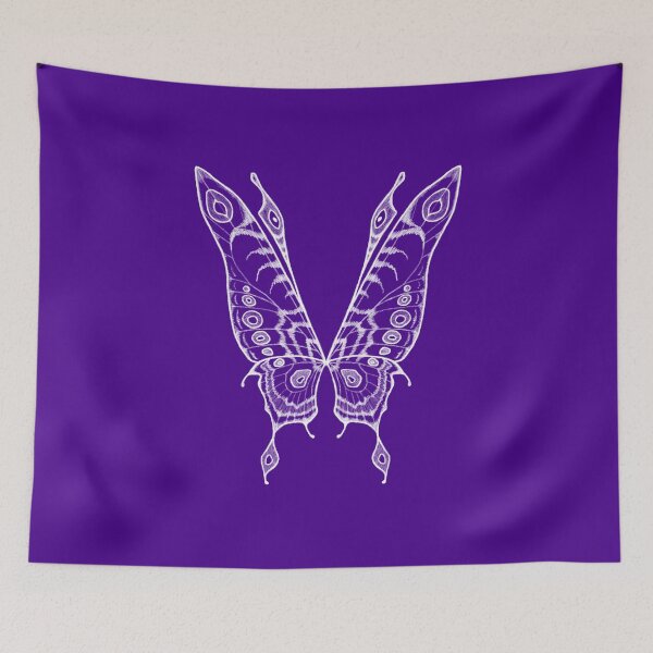 Item preview, Fairy wings (White Linework on Purple) designed and sold by GriffinJDesigns.