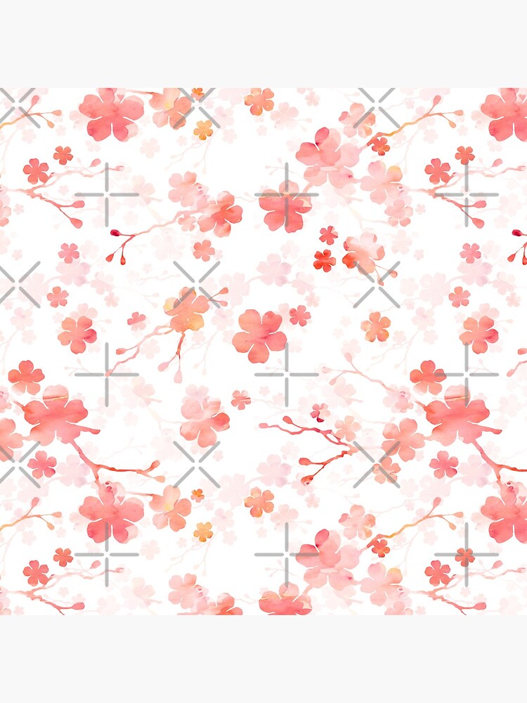 Cherry blossom in shades of pink by adenaJ