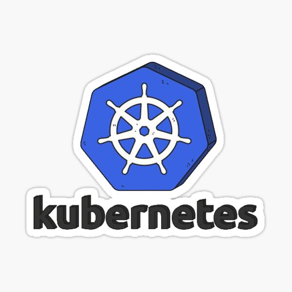 Kubernetes cartoon Sticker