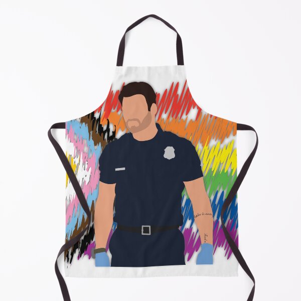 Item preview, Eddie Diaz Progress Pride Cutout designed and sold by sadieyuki.