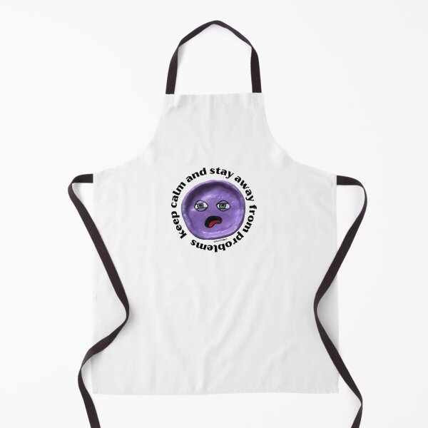 Item preview, Keep Calm and Stay Away From Problems Purple Blob Dude | lilsboobthangs designed and sold by lilsboobthangs.
