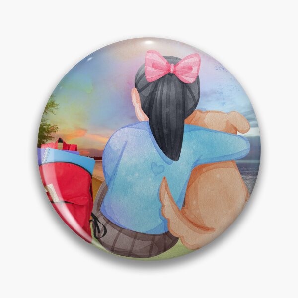 Item preview, Back to School Girl and Dog Bestfriend Design designed and sold by josagallery.