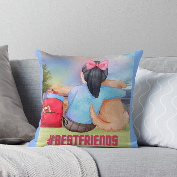 Item preview, Back to School Girl and Dog Bestfriend Design designed and sold by josagallery.