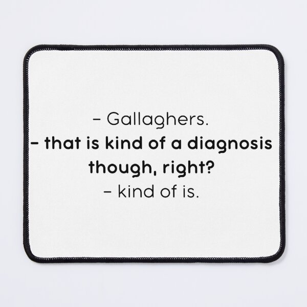 Item preview, The Gallagher Diagnosis designed and sold by kbynum.
