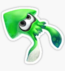 Splatoon 2 Green Squid Inkling Sticker