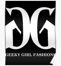 Geeky Mädchen-Mode © Poster