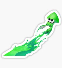 Splatoon 2 Green Squid Inkling Sticker