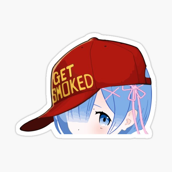 "Get Smoked" Rem Sticker