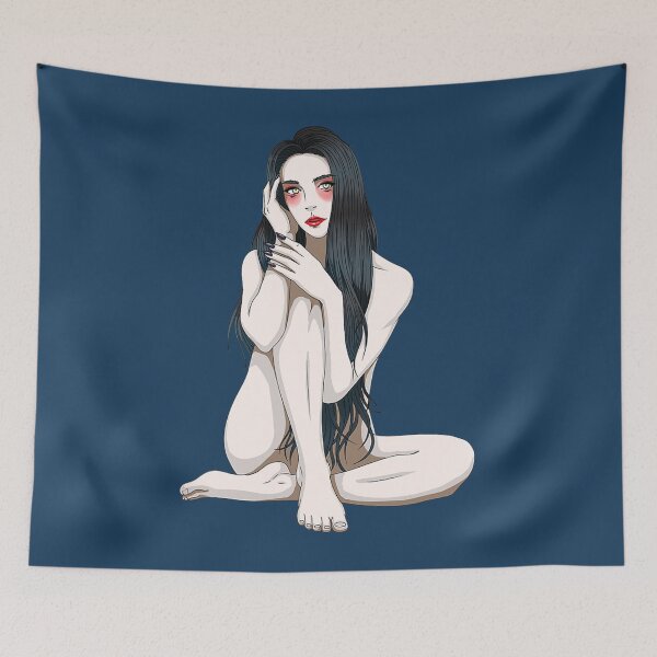 Item preview, Vampire Woman Pretty Beauty Nude Art Goth Grunge designed and sold by JoelVeltmane.