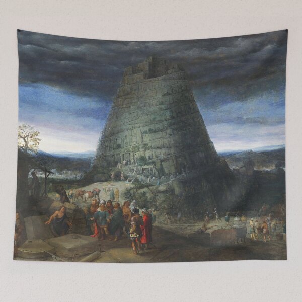Item preview, The Tower of Babel | Adriaen van Stalbemt | 17th Century Renaissance Biblical Art designed and sold by CJET.