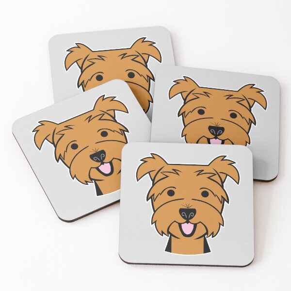 Artikelvorschau, Yorkie Hund - Yorkshire Terrier - Yorkie Geschenk - Yorkie Mutter - Yorkie Silhouette entworfen und verkauft von smooshfaceutd.