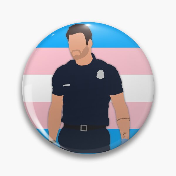 Item preview, Eddie Diaz Transgender Pride Cutout designed and sold by sadieyuki.