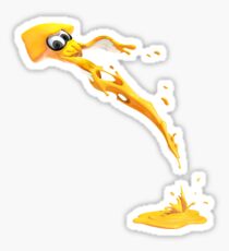 Splatoon 2 Yellow Squid Inkling Sticker