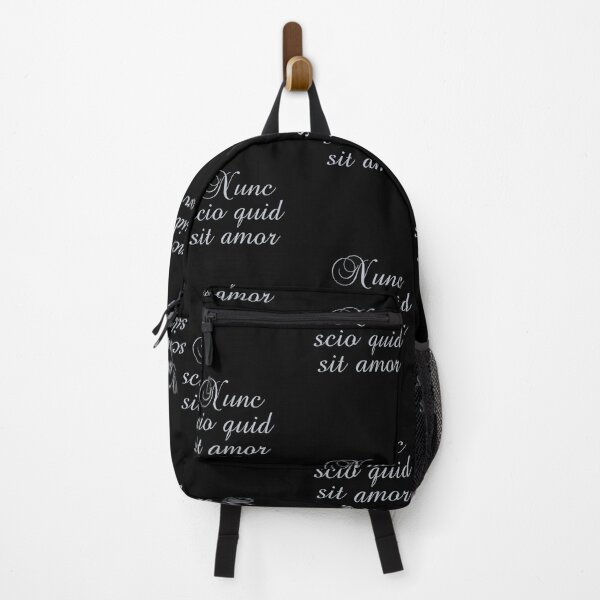 Item preview, Nunc Scio Quid Sit Amor - Now I Know What Love Is - Virgil Quotes - Aenid - Latin Phrases - Silver designed and sold by PhiloJourney.