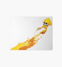 Splatoon 2 Yellow Squid Inkling Art Board