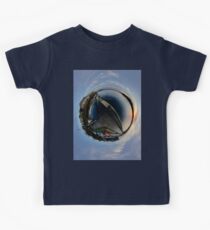 Foyle Marina at Dawn, Stereographic Kids Tee