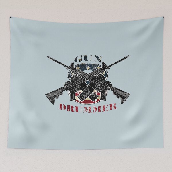 Item preview, Gun Drummer Patriotic Drums 4Th Of July designed and sold by NicholasWoods.