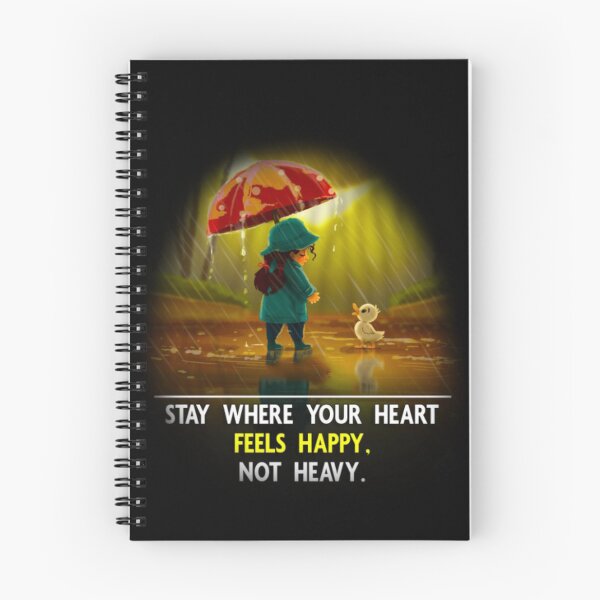 Item preview, stay where your heart feels happy not heavy designed and sold by sbrstore.