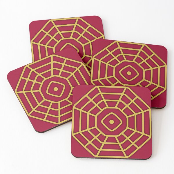 Item preview, Chinese Symbol Bagua - RED CP22073 designed and sold by Carina Parry Studios.