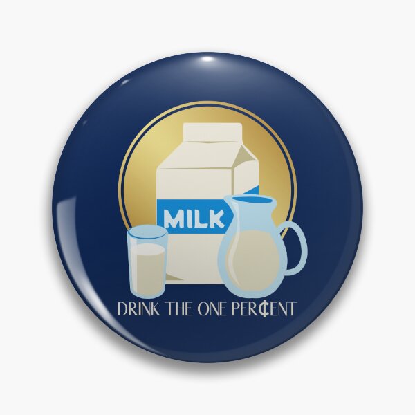 Item preview, Fight poverty "Drink the One Percent" Milk Carton designed and sold by Write-to-Rebel.