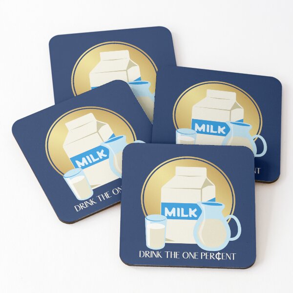 Item preview, Fight poverty "Drink the One Percent" Milk Carton designed and sold by Write-to-Rebel.