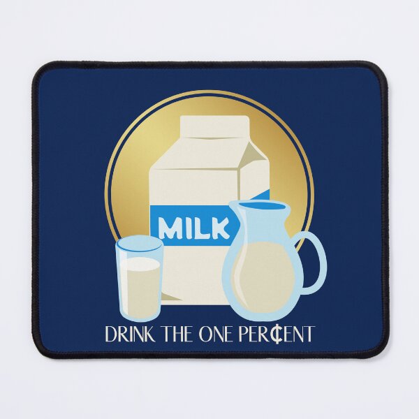 Item preview, Fight poverty "Drink the One Percent" Milk Carton designed and sold by Write-to-Rebel.