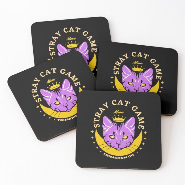 Item preview, Stray Cat Game Meow designed and sold by TRIMERCH.