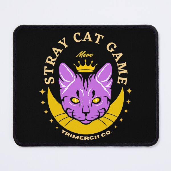 Item preview, Stray Cat Game Meow designed and sold by TRIMERCH.