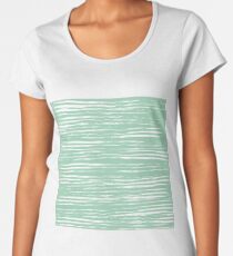 Abstract brush stroke pattern Women's Premium T-Shirt
