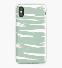 Abstract brush stroke pattern iPhone Case