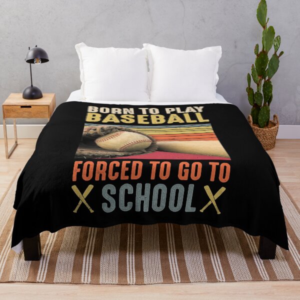 Item preview, Born To Play Baseball Forced To Go To School designed and sold by MichelSorour.