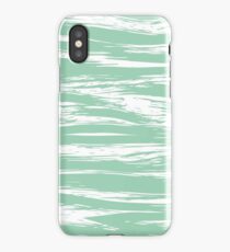 Abstract brush stroke pattern iPhone Case