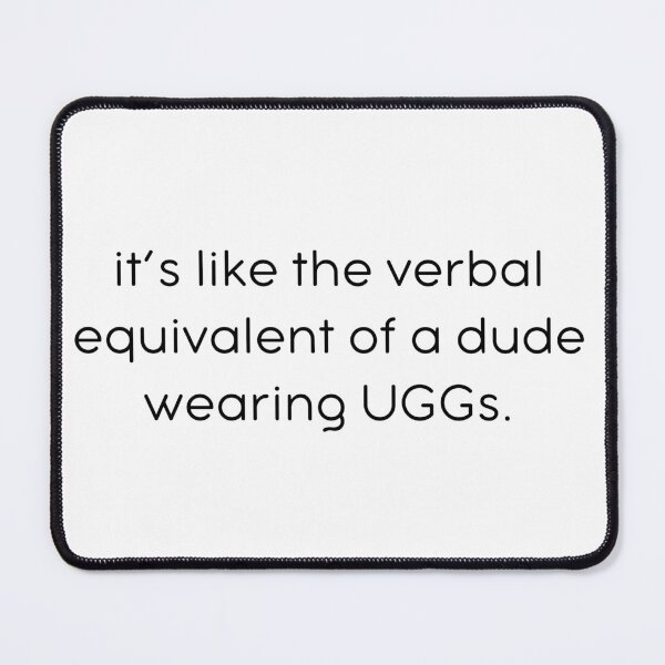 Item preview, Dude Wearing Uggs designed and sold by kbynum.