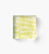 Abstract brush stroke pattern Acrylic Block