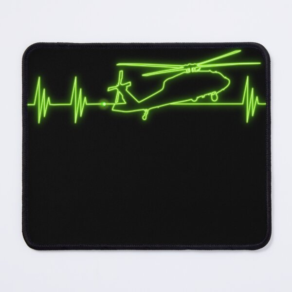 Item preview, Heartbeat Design featuring a blackhawk silhouette designed and sold by BackShops.