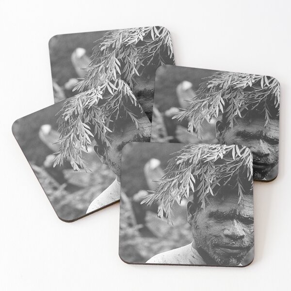 Item preview, Stunning Papua New Guinea Villager Unique Art Photo designed and sold by DEC02.