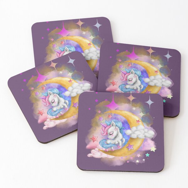 Item preview, Unicorn on the Moon designed and sold by creatinginlove.
