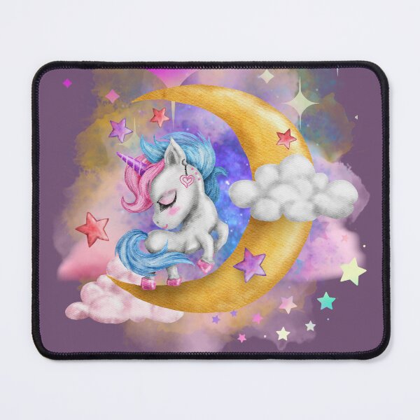 Item preview, Unicorn on the Moon designed and sold by creatinginlove.