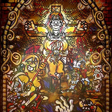 Artwork thumbnail, The Chrisifixion by JavaWolfDesign
