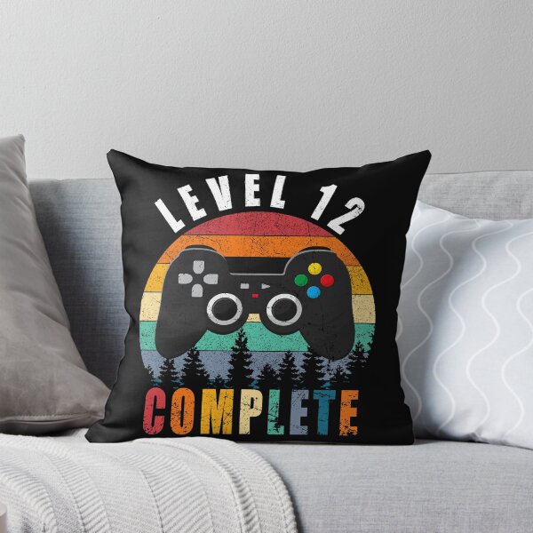 Item preview, Level 12 Complete Retro Vintage 12nd Birthday Gift For Gamer designed and sold by PansyBoyd.