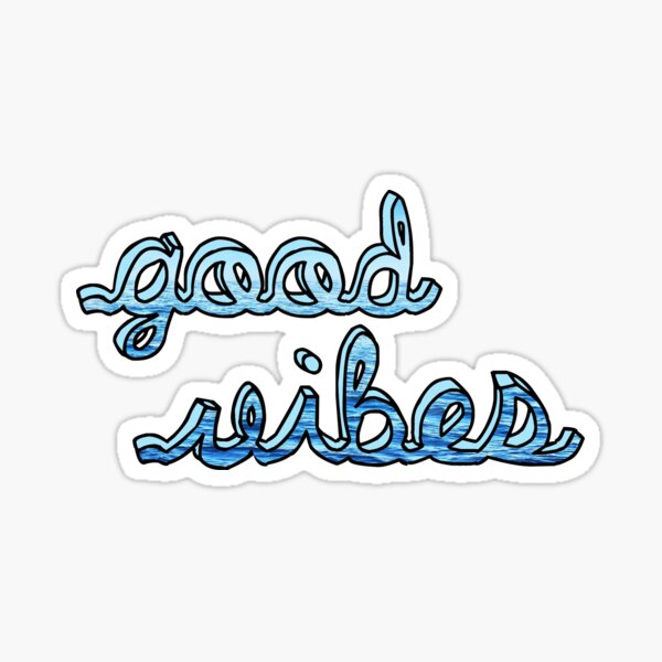 Good Vibes Ocean Sticker