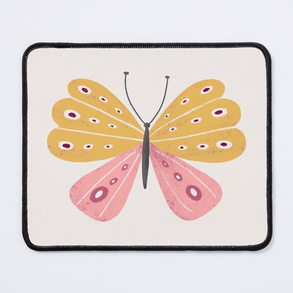 Item preview, Gold and Pink Butterfly on Off-White designed and sold by Heather Rosas.